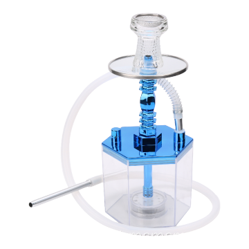 Kaxxa tal-plastik irħas Forma Shisha Acrylic Led Light